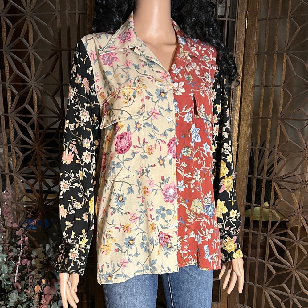 FATE MULTI COLOR BLOUSE S